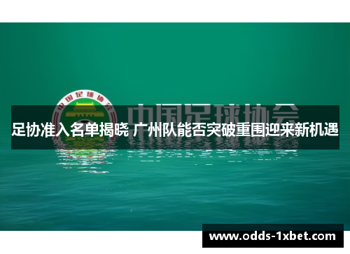 足协准入名单揭晓 广州队能否突破重围迎来新机遇